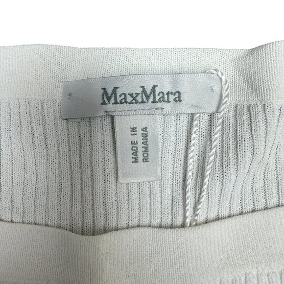 NWT Women's MAX MARA Saturno Ballet Neck Rib Sweater | Size S - Picture 8 of 14